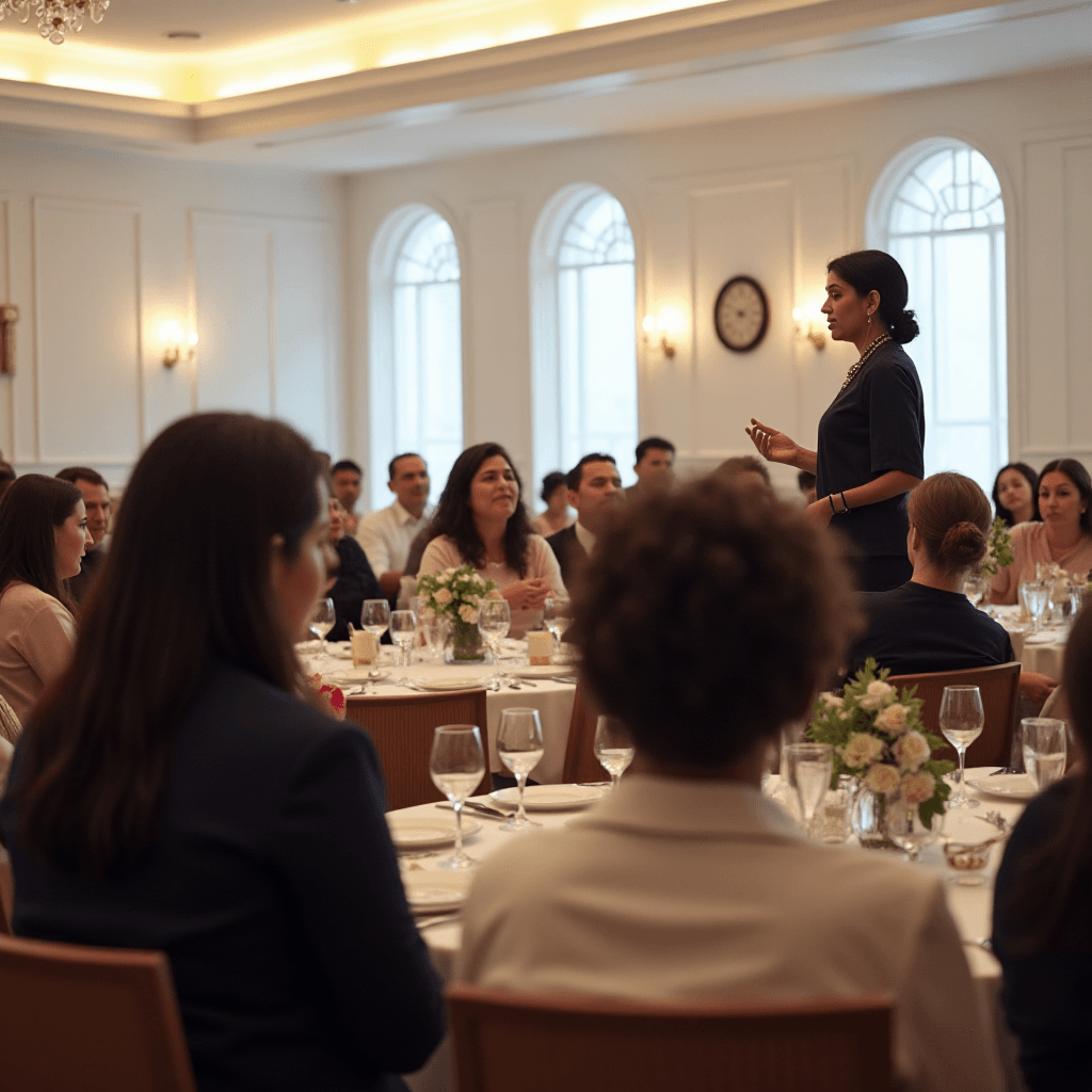 Giving a good speech requires good presentation skills and communication skills which can be taught by corporate trainers